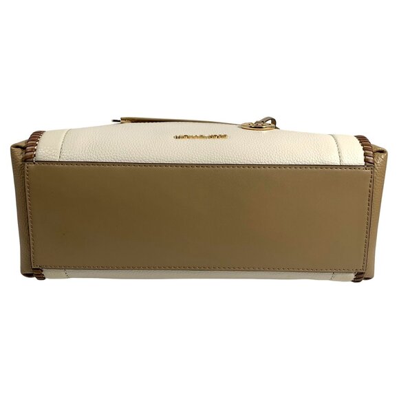 NWT $598 MICHAEL KORS Carine LRG Top Zip Satchel Double Handle + Crossbody Strap - Picture 8 of 8